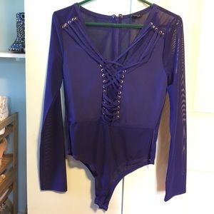 WOW Couture Blue Club Bodysuit